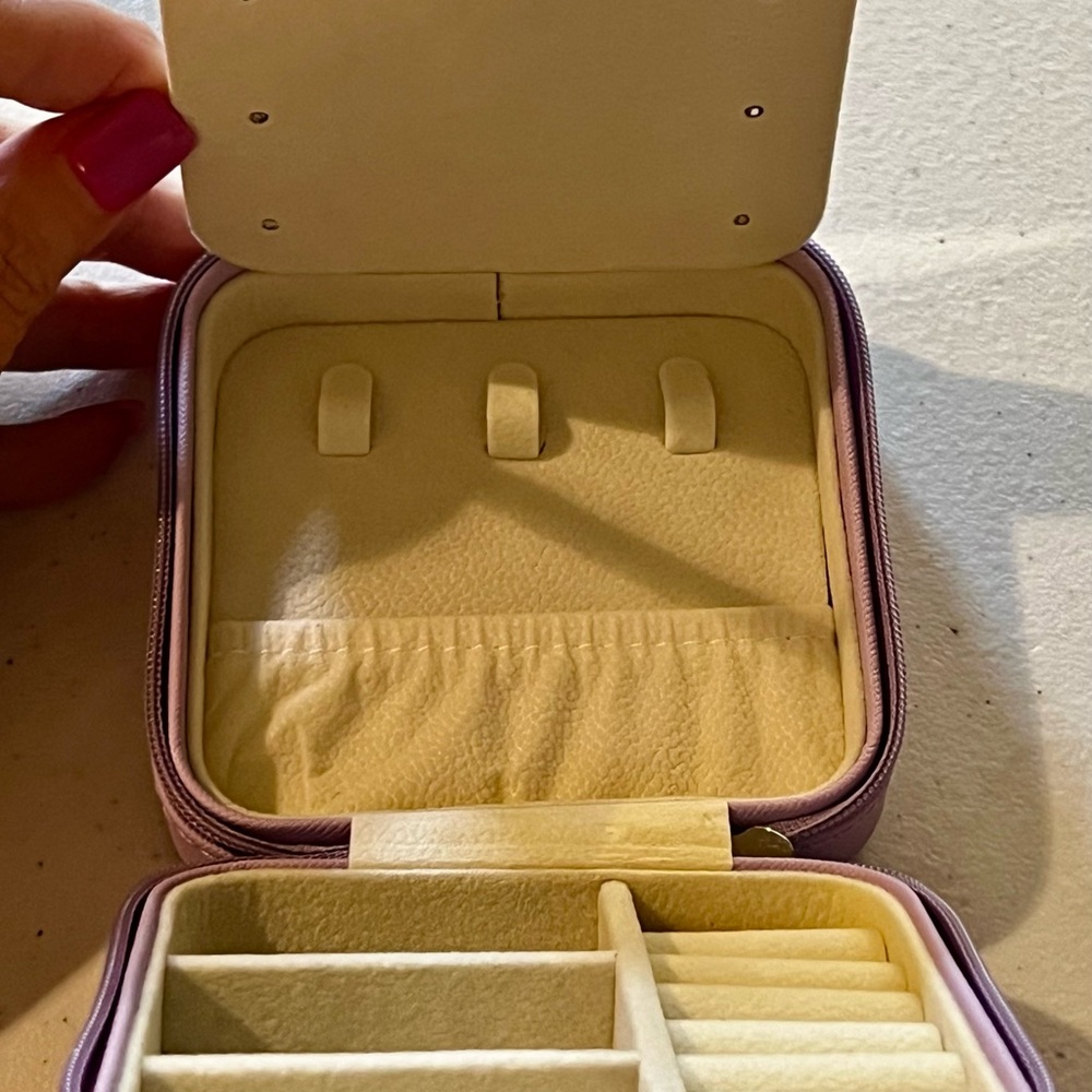 Lavender Travel Jewelry Case by Sterling Forever - Picture 3 of 8